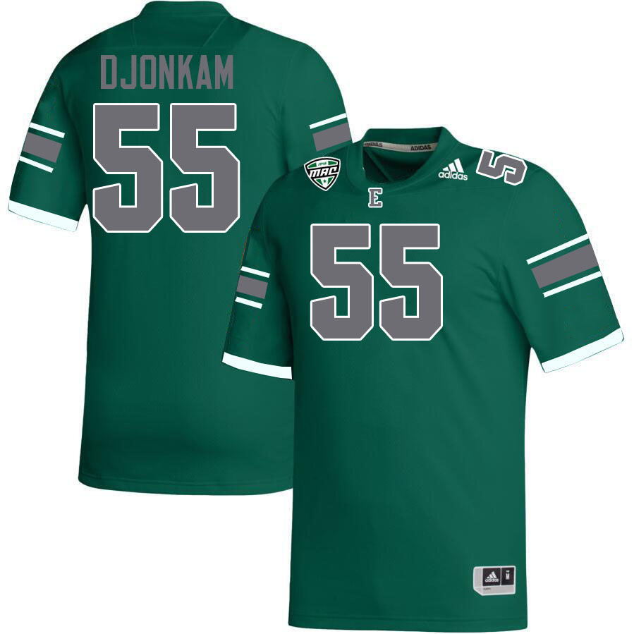 James Djonkam Eastern Michigan Jersey,Eastern Michigan University Eagles Football Jersey-Green